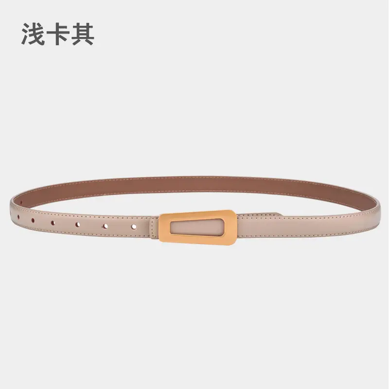 Women Genuine Leather Belt Retro Korean Style Casual Cowhide Belt - Image 3