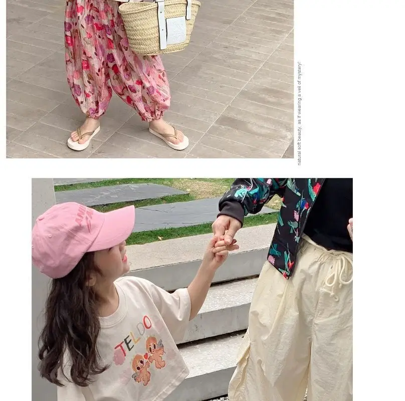 Korean Girl's 2Pc Printed Cotton Suit Summer 2023 — feature 10