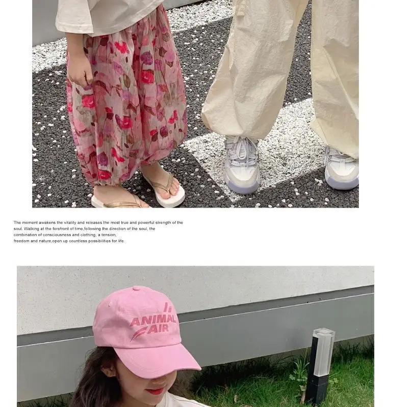 Korean Girl's 2Pc Printed Cotton Suit Summer 2023 — feature 11