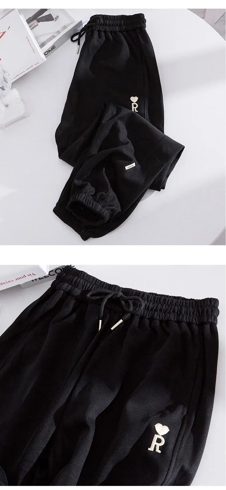 Girls Purple Sweatpants 2025 Spring Casual Pants — feature 7