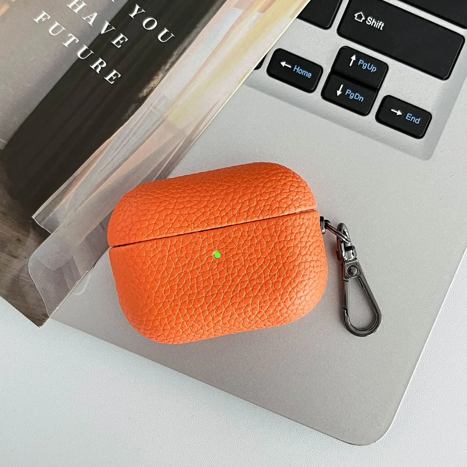 Apple Airpods Pro 2 PU Leather Protective Case - Image 20
