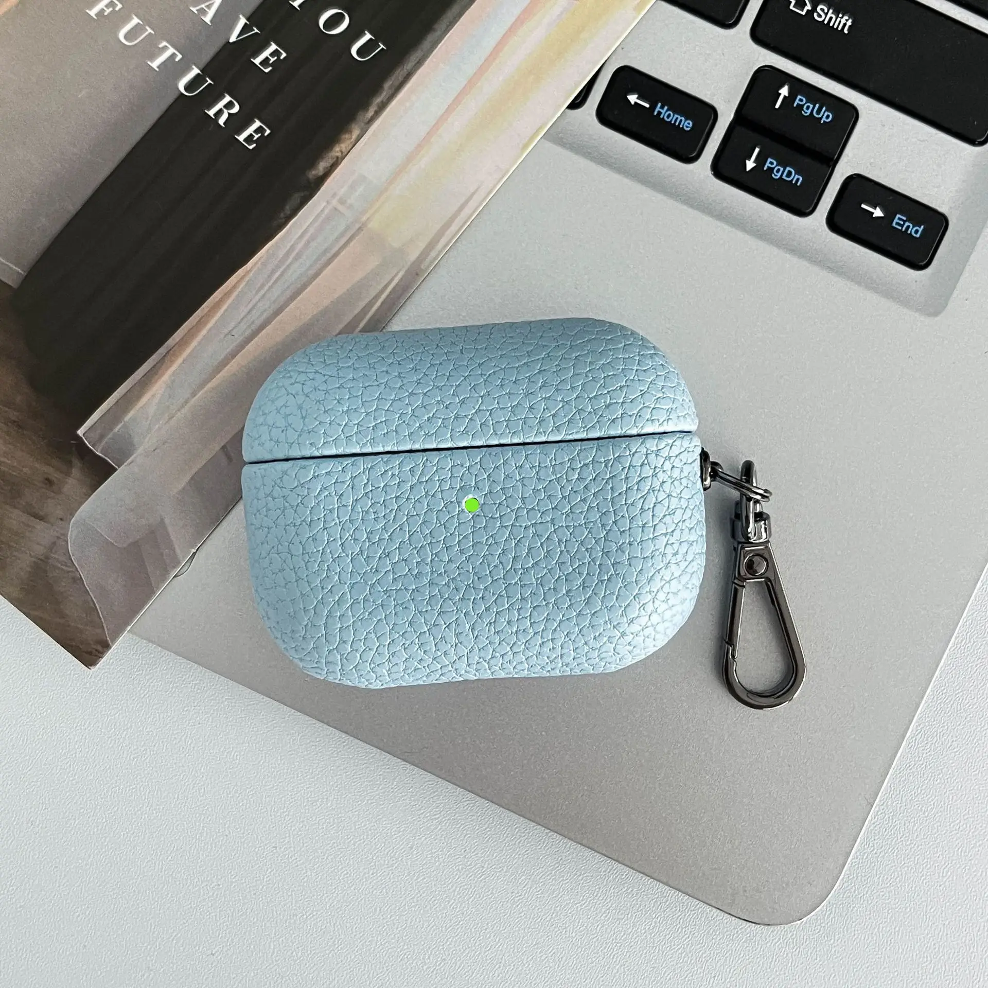 Apple Airpods Pro 2 PU Leather Protective Case - Image 21