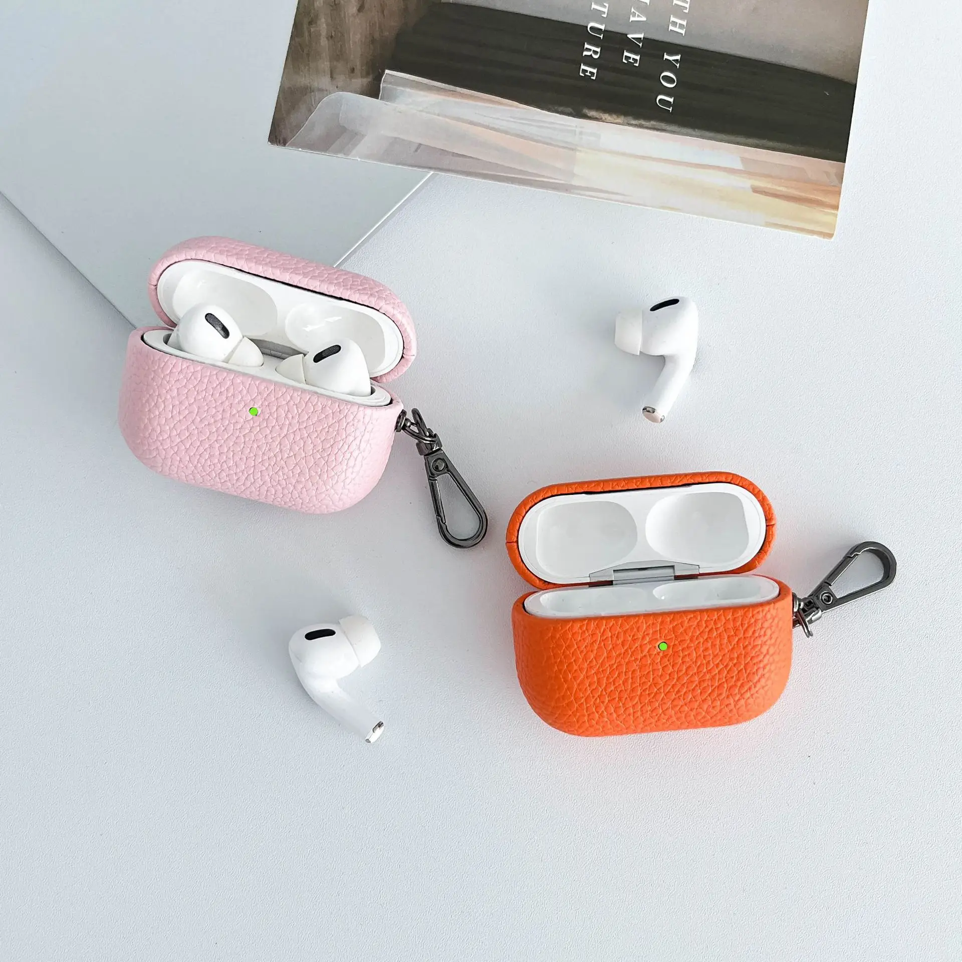 Apple Airpods Pro 2 PU Leather Protective Case — feature 23