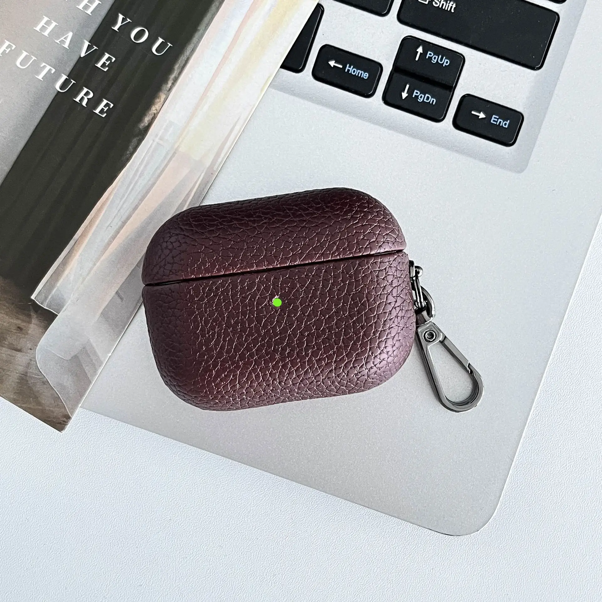 Apple Airpods Pro 2 PU Leather Protective Case - Image 14