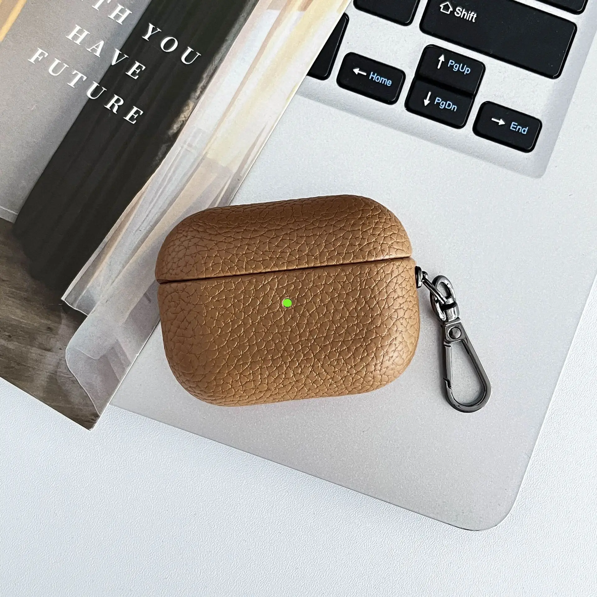 Apple Airpods Pro 2 PU Leather Protective Case - Image 16