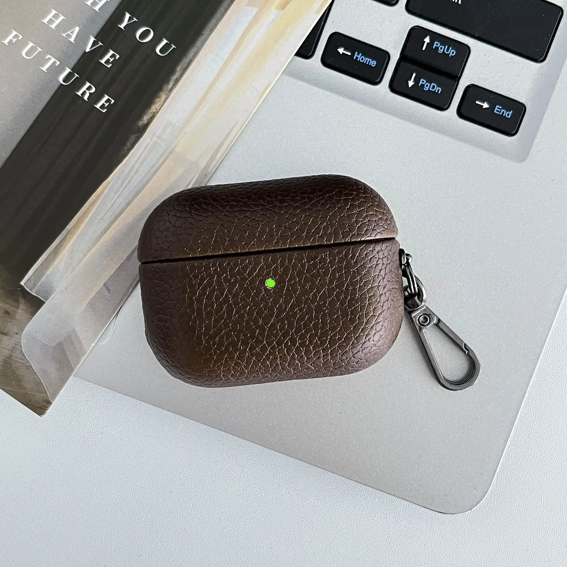 Apple Airpods Pro 2 PU Leather Protective Case - Image 17