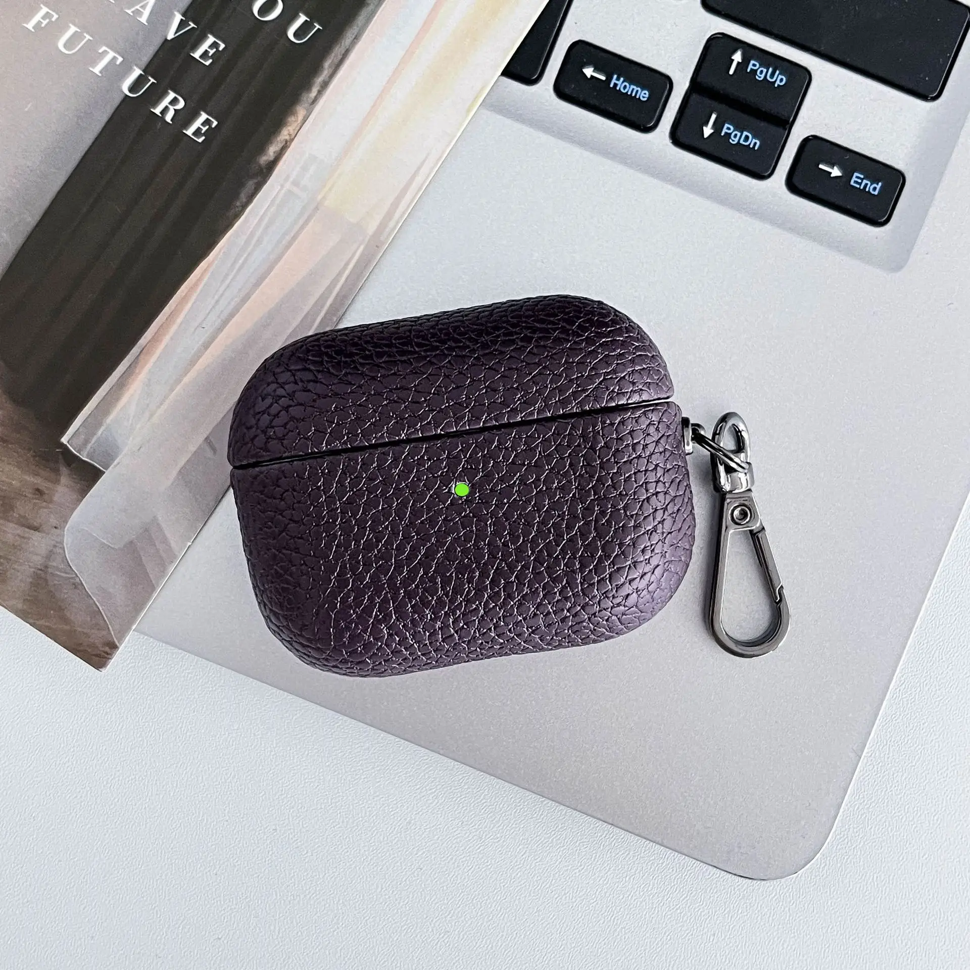 Apple Airpods Pro 2 PU Leather Protective Case - Image 6