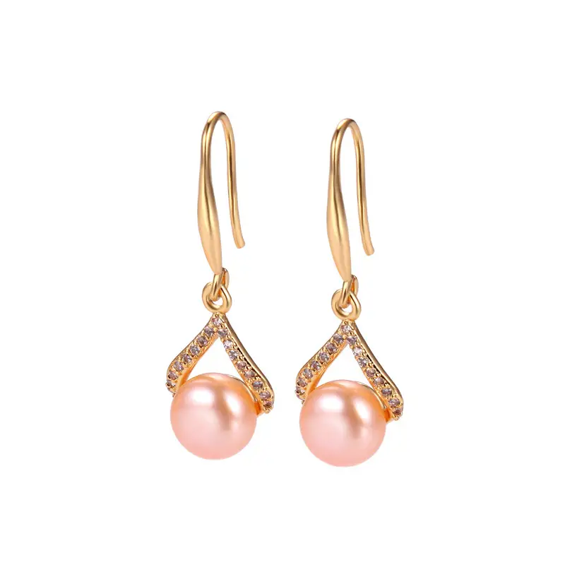 Pearl & Diamond Earrings for Women - Image 9