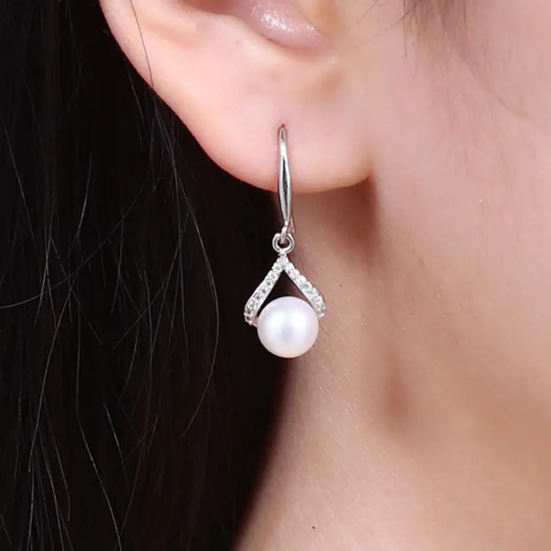 Pearl & Diamond Earrings for Women — feature 6