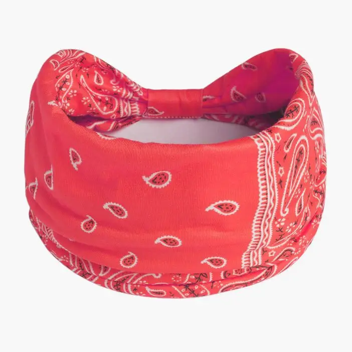 European American Cashew Printed Headband with Elastic Waist - Image 13