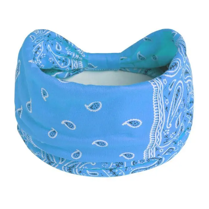 European American Cashew Printed Headband with Elastic Waist - Image 15