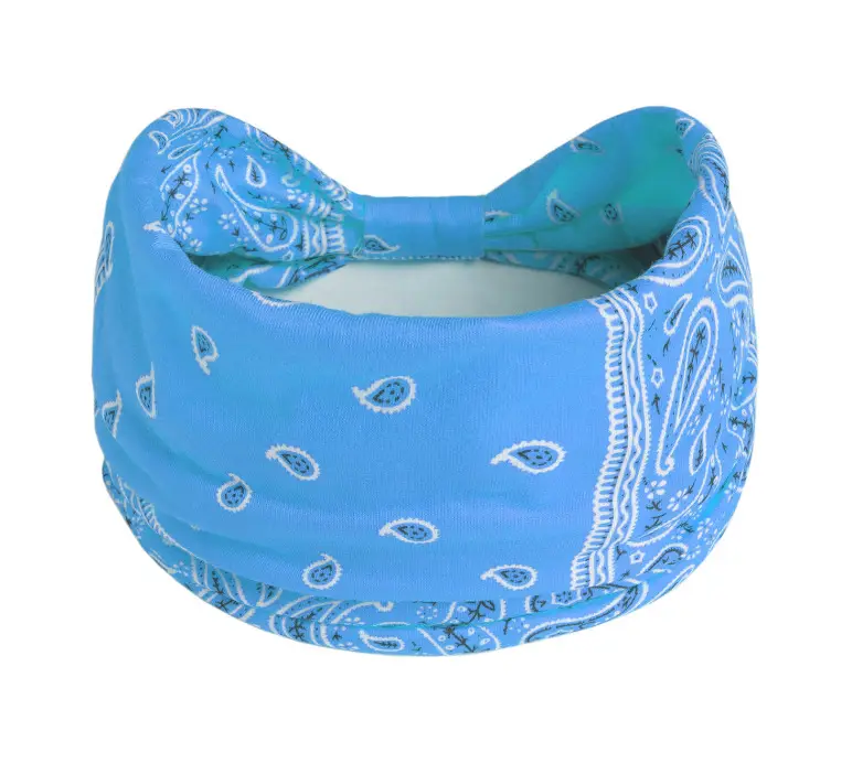 European American Cashew Printed Headband with Elastic Waist — feature 11