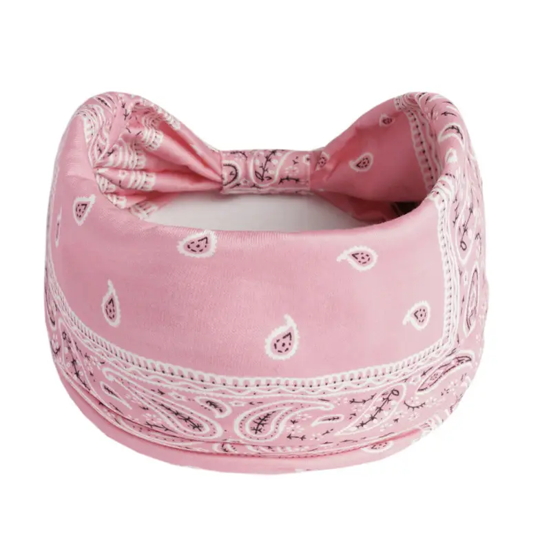 European American Cashew Printed Headband with Elastic Waist — feature 6