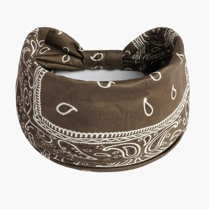 European American Cashew Printed Headband with Elastic Waist - Image 5