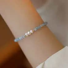 Light Luxury Gentle Purple Freshwater Pearl Bracelet 14K Gold — feature 15