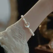 Light Luxury Gentle Purple Freshwater Pearl Bracelet 14K Gold — feature 17