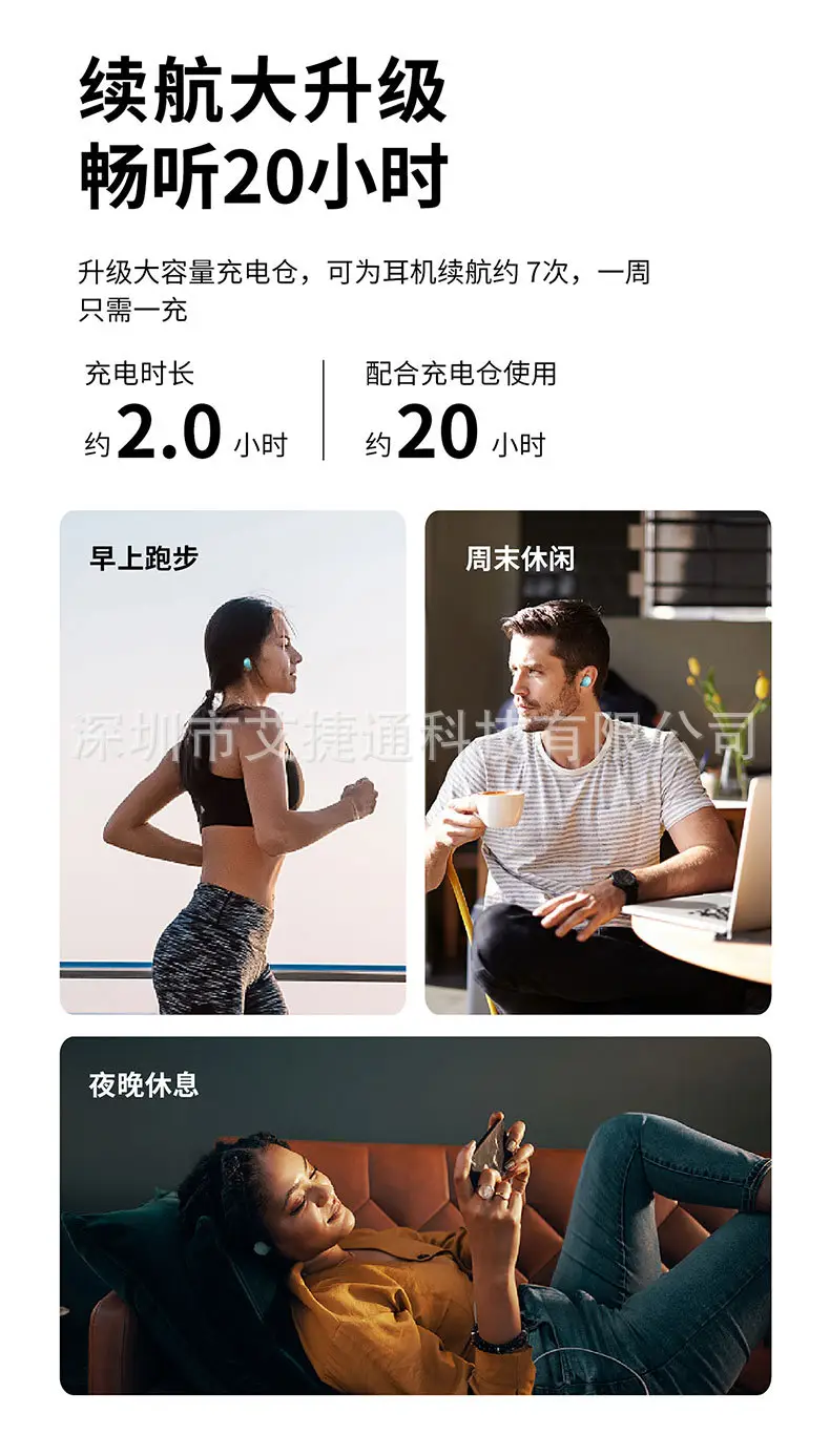 Wireless Bluetooth Headset with Music Game Call & Display — feature 6