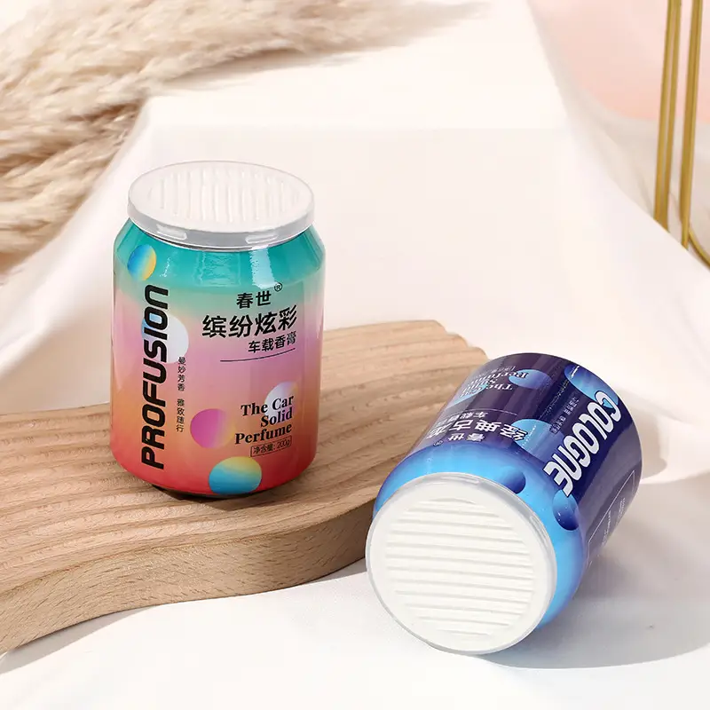 Car Coke Can Fragrance Car Home Can Fragrance Car Air Freshener Ornament Cup Holder Solid Fragrance Balm