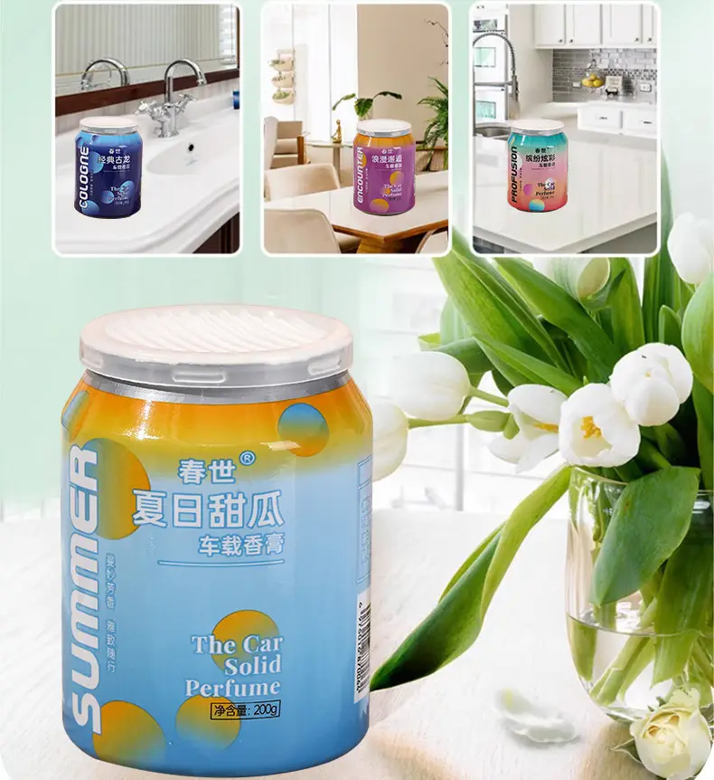 Car Coke Can Fragrance Car Home Can Fragrance Car Air Freshener Ornament Cup Holder Solid Fragrance Balm — feature 13