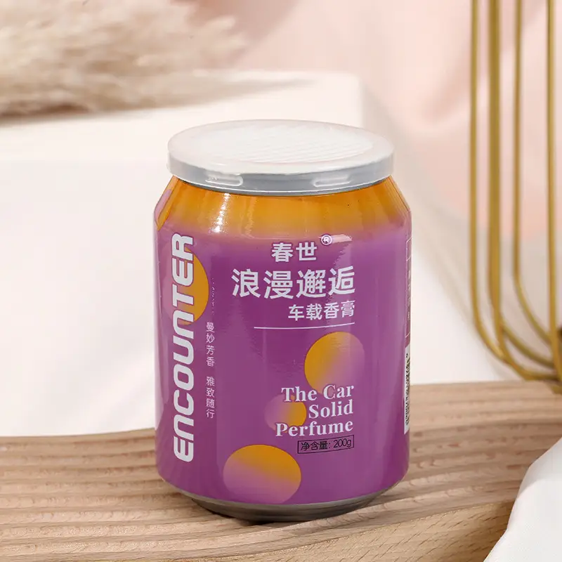 Car Coke Can Fragrance Car Home Can Fragrance Car Air Freshener Ornament Cup Holder Solid Fragrance Balm