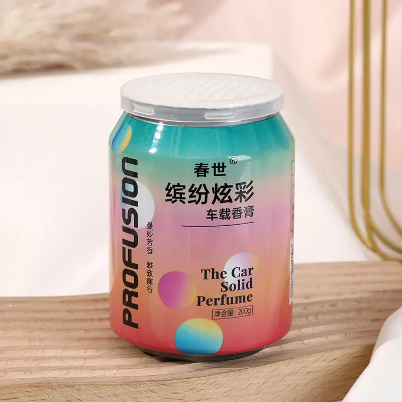 Car Coke Can Fragrance Car Home Can Fragrance Car Air Freshener Ornament Cup Holder Solid Fragrance Balm