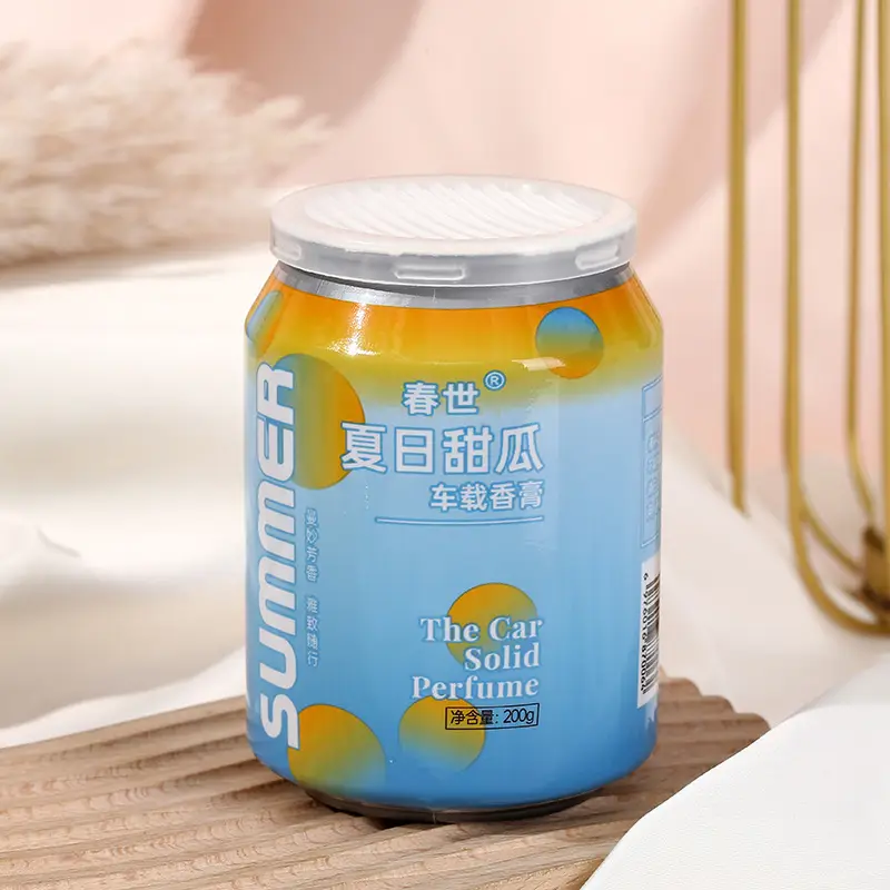 Car Coke Can Fragrance Car Home Can Fragrance Car Air Freshener Ornament Cup Holder Solid Fragrance Balm