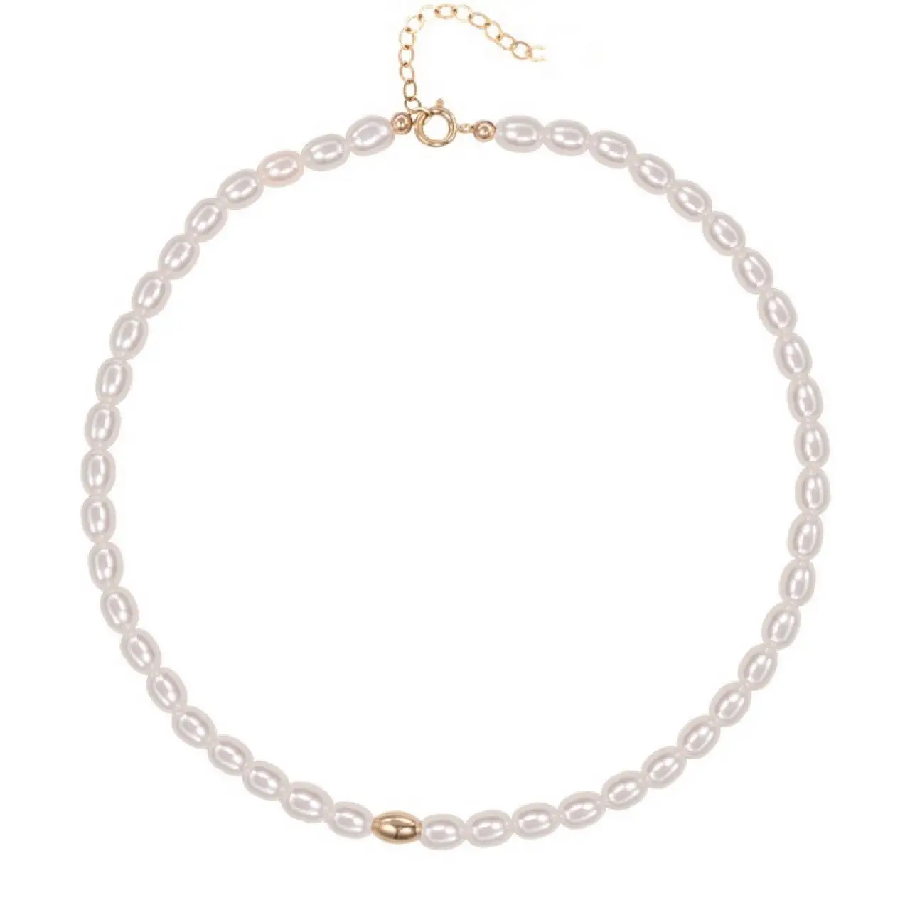 Women's Pearl Necklace with Baroque Design - Image 6