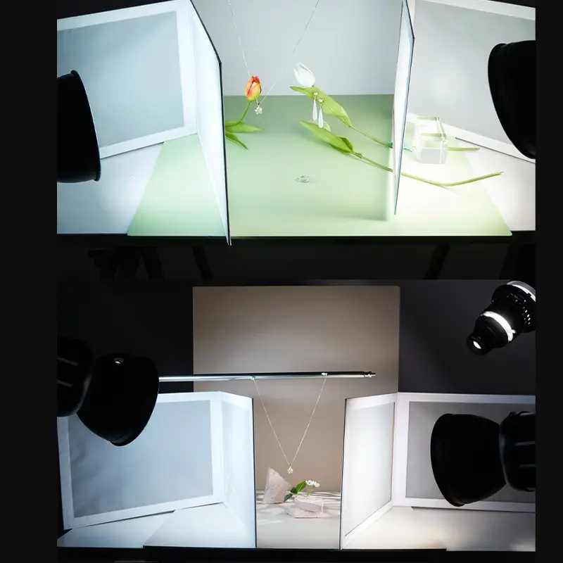 Soft Light Photo Booth Stand 29cm Foldable