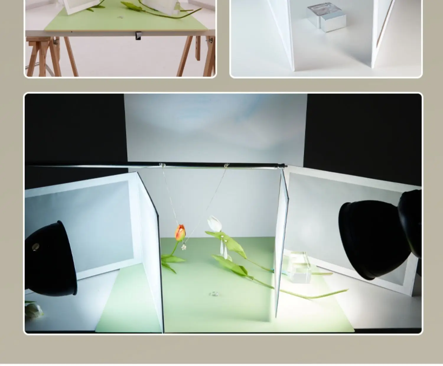 Soft Light Photo Booth Stand 29cm Foldable — feature 13