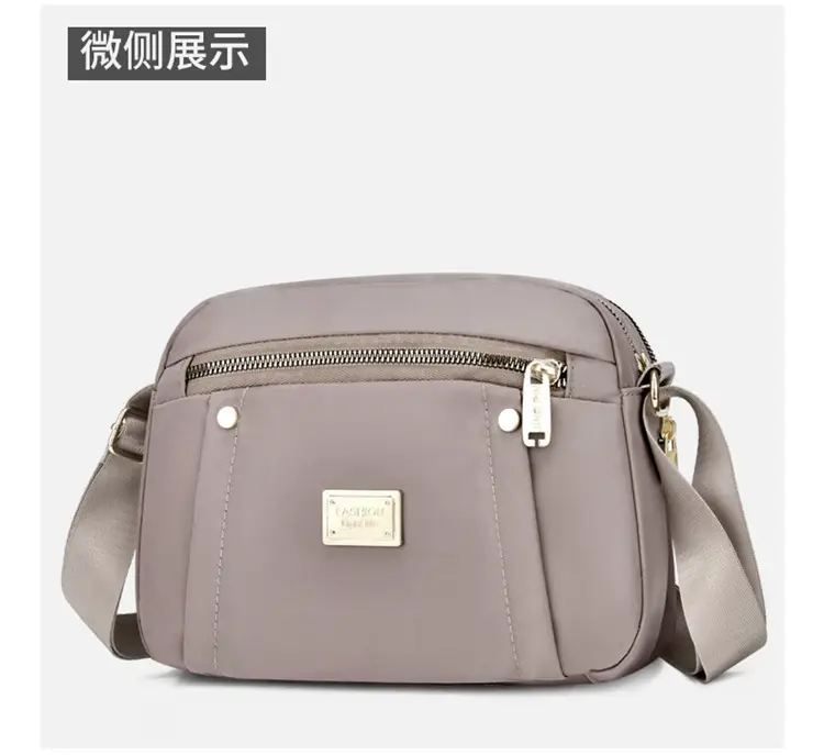 Blue Nylon Shoulder Bag for Women, Light & Fashionable — feature 19