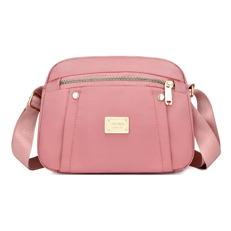 Blue Nylon Shoulder Bag for Women, Light & Fashionable - Image 4