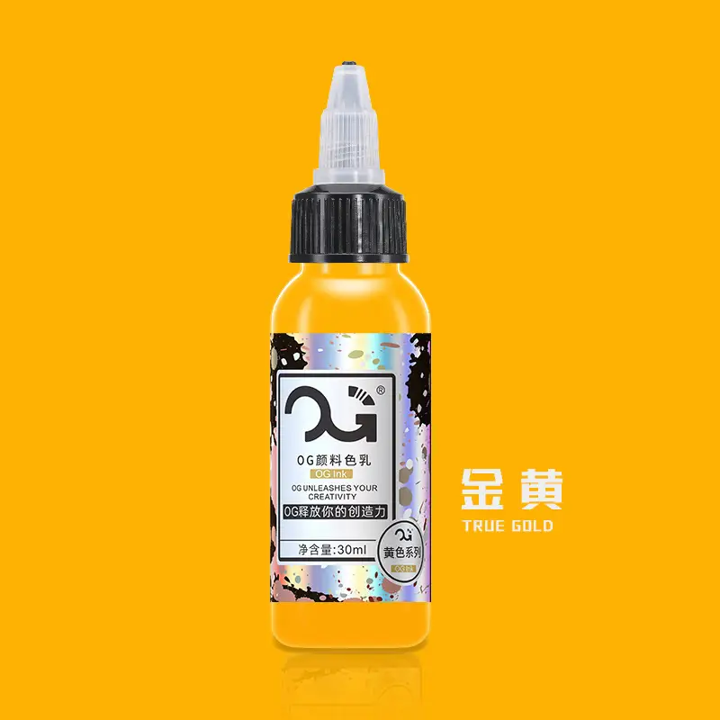 OG Color Tattoo Pigment 1oz 30ml Light Yellow
