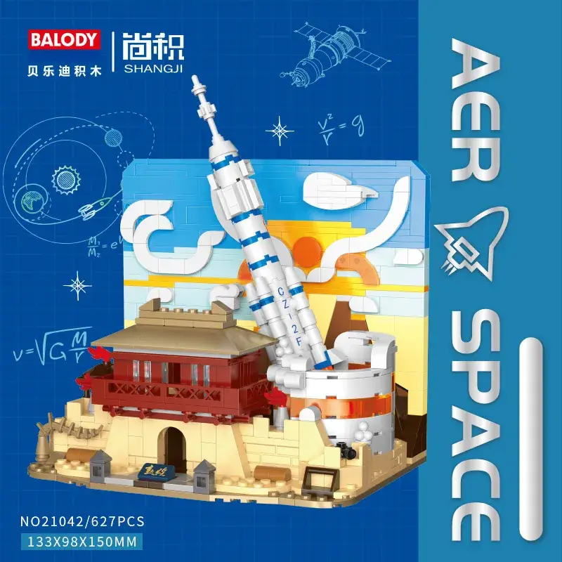 Jiuquan Launch Center-Dunhuang 627pcs