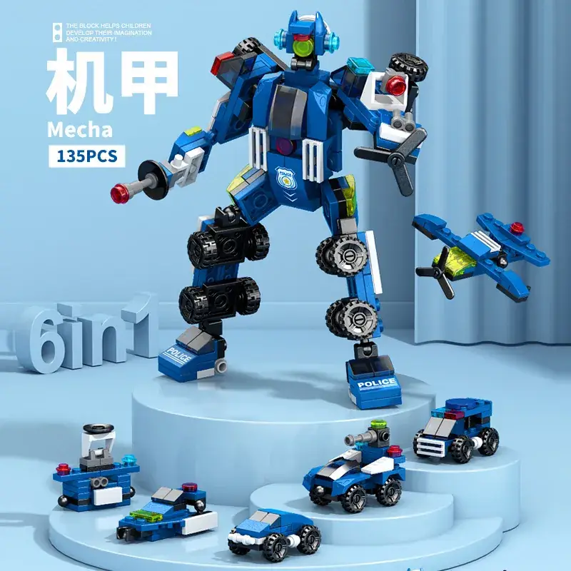Mini blue mecha 135 particles [boxed]]