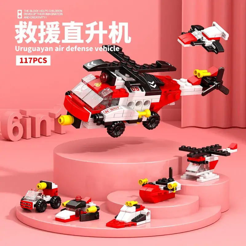 Mini rescue helicopter 117 pellets [boxed]