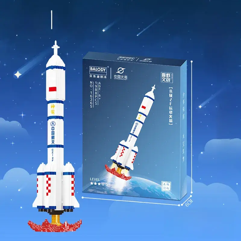 Lego China Space Shuttle Rocket Building Blocks for Boys - Image 20