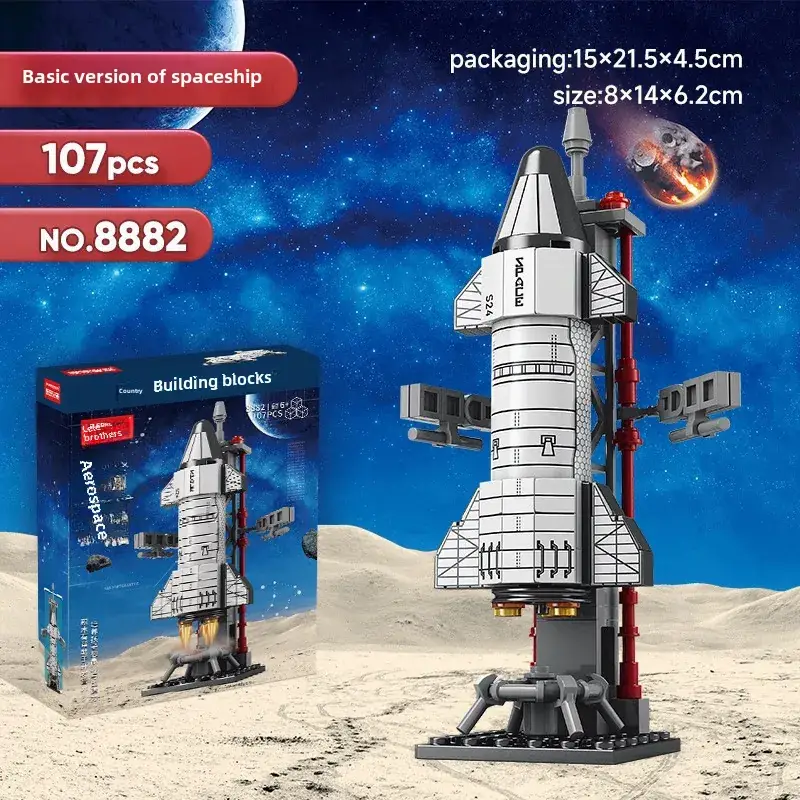 Lego China Space Shuttle Rocket Building Blocks for Boys - Image 4