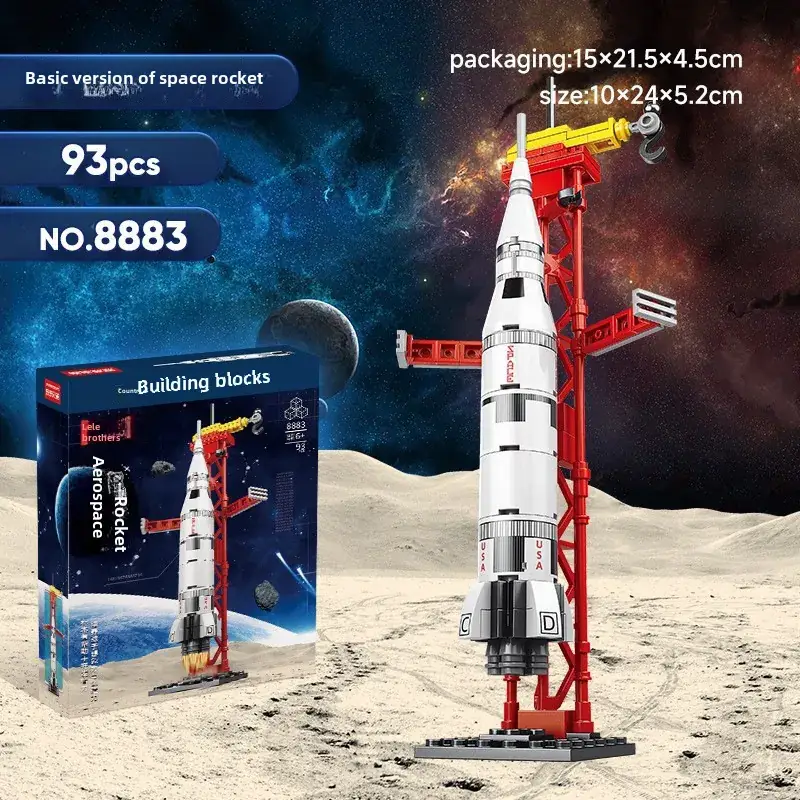 Lego China Space Shuttle Rocket Building Blocks for Boys - Image 5