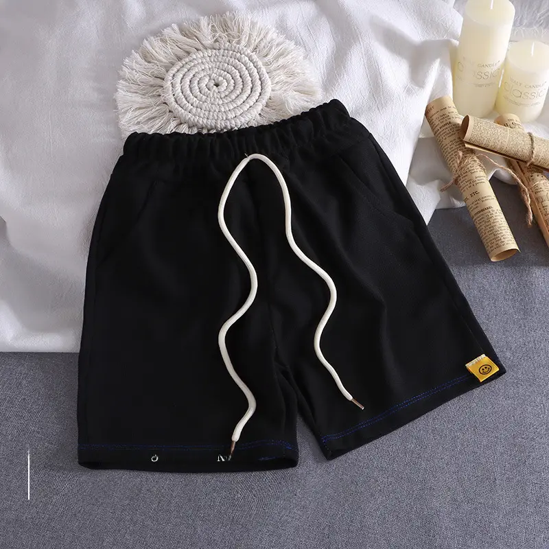 White Korean Style Boys Shorts Summer Casual Pants - Image 15