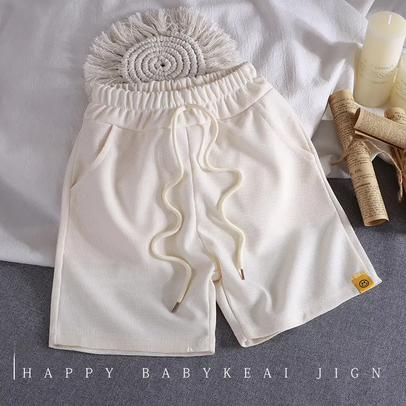 White Korean Style Boys Shorts Summer Casual Pants - Image 41