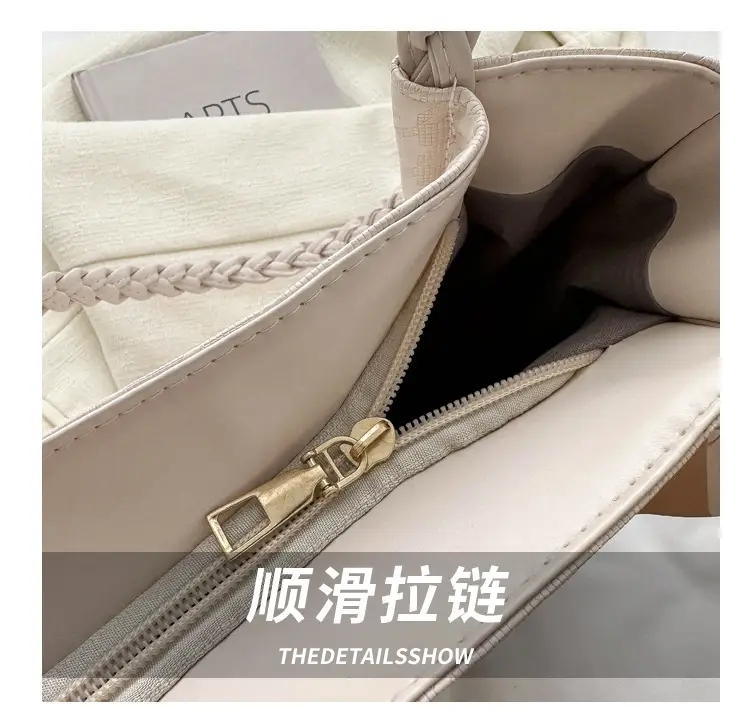 Black Silk Scarf Tote Bag 2023 Summer New Western Style — feature 5