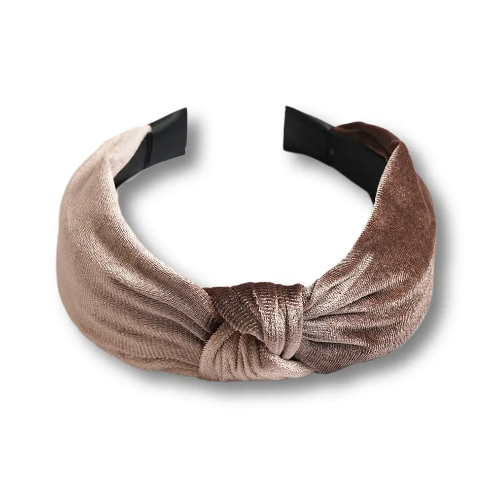 Blue Velvet Flannel Hair Hoop Wide Brim Sponge Hair Stamp for Women - Image 10