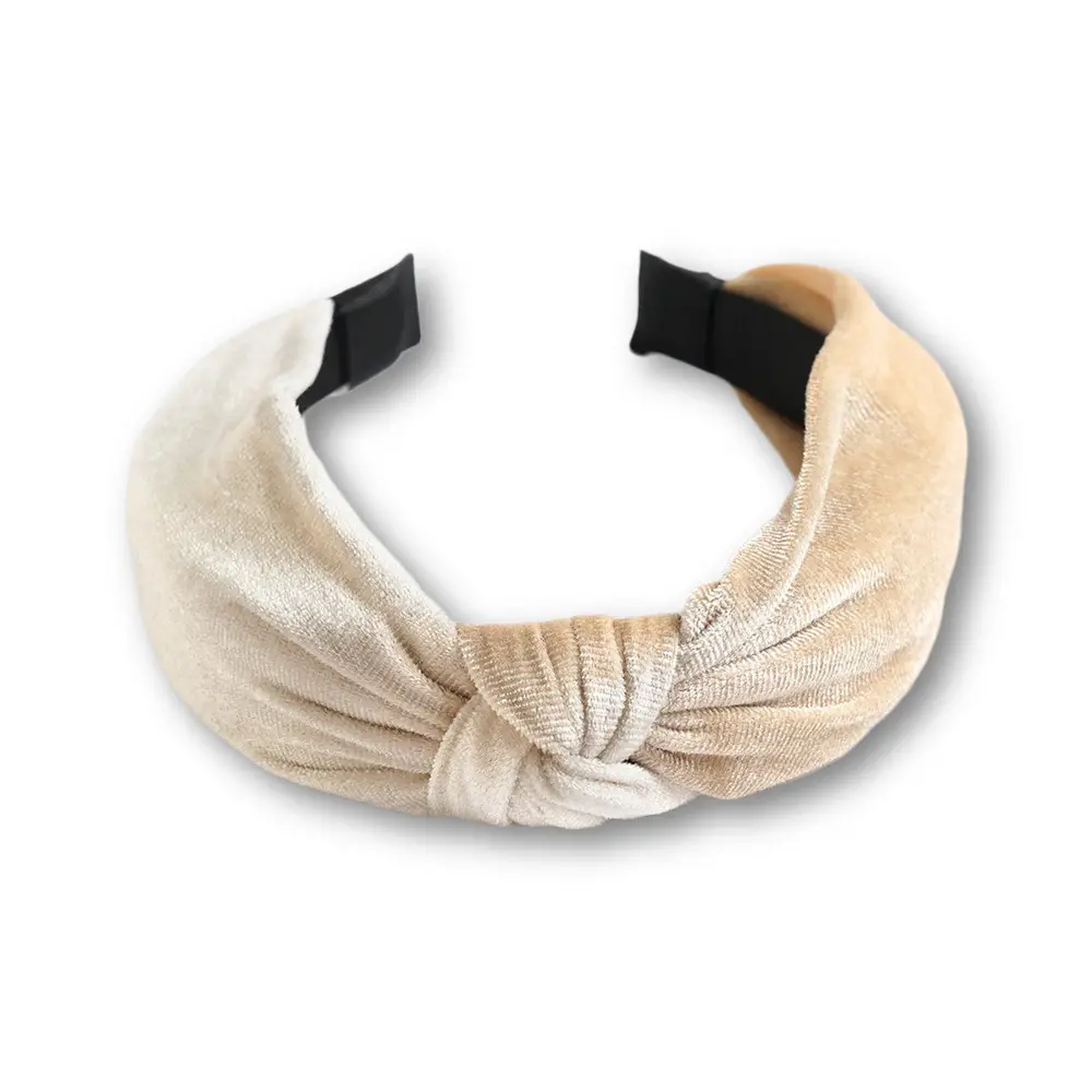 Blue Velvet Flannel Hair Hoop Wide Brim Sponge Hair Stamp for Women - Image 7