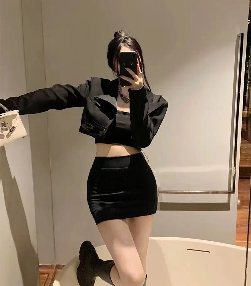 Black High Waist Hip Skirt for Women 2025 — feature 7