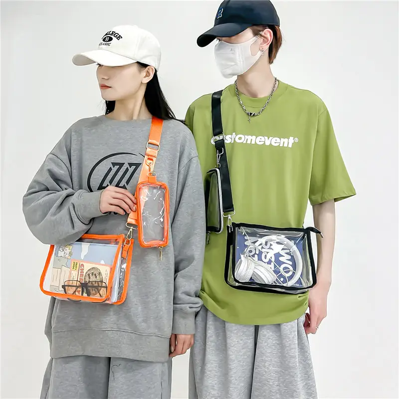 Transparent Jelly Crossbody Bag for Women Hong Kong Style