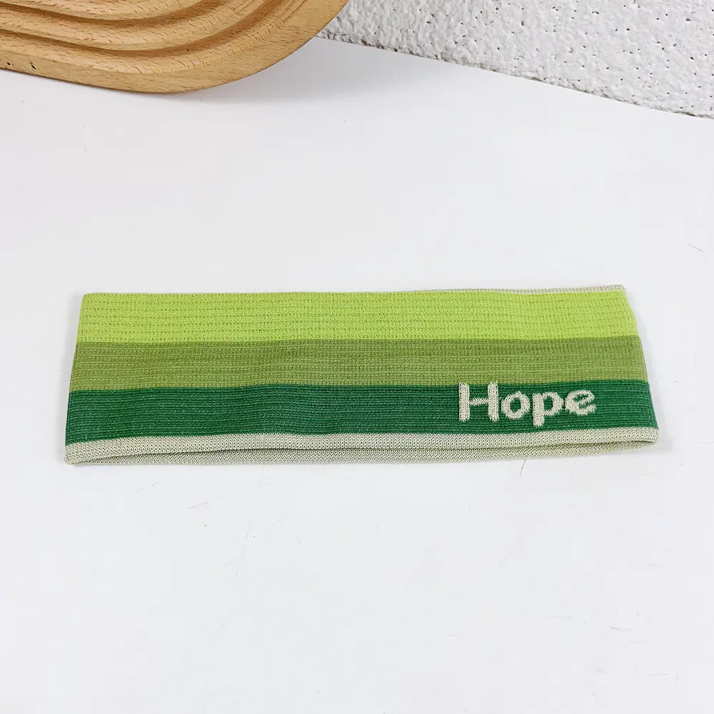 Summer Fitness Headbands Gradient Color Running Yoga Sweat Absorbent