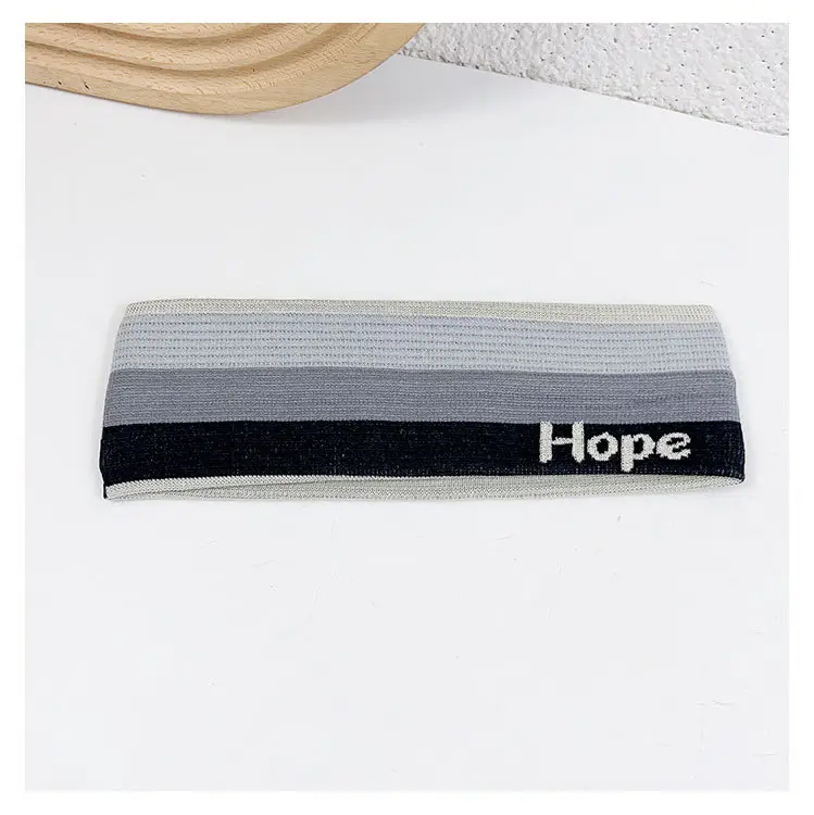 Summer Fitness Headbands Gradient Color Running Yoga Sweat Absorbent — feature 5