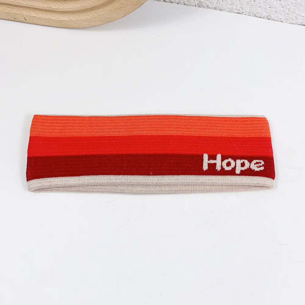 Summer Fitness Headbands Gradient Color Running Yoga Sweat Absorbent