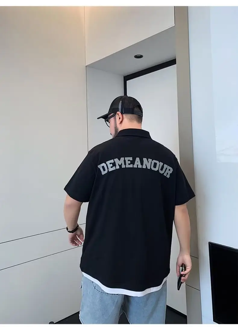Men's Black Polo Shirt Artistic Fashion Summer 2023 — feature 6