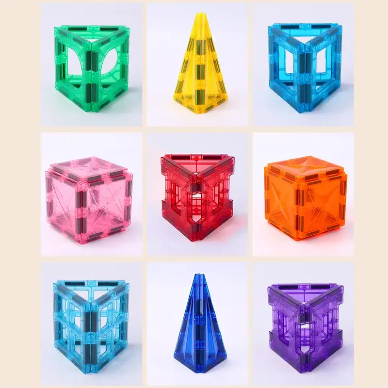 Magnetic Building Blocks Refill Set Large Size for Kids - Image 34